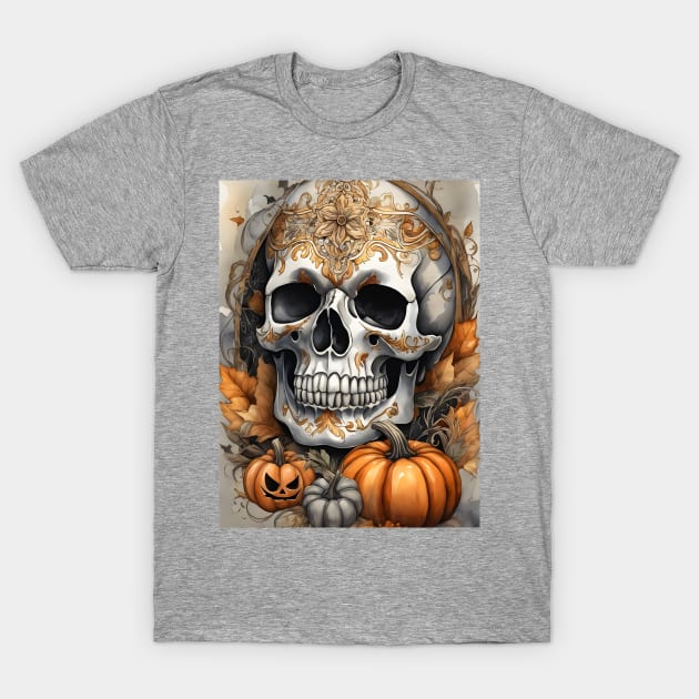 Scary Halloween Calaveras T-Shirt by puravidavisions